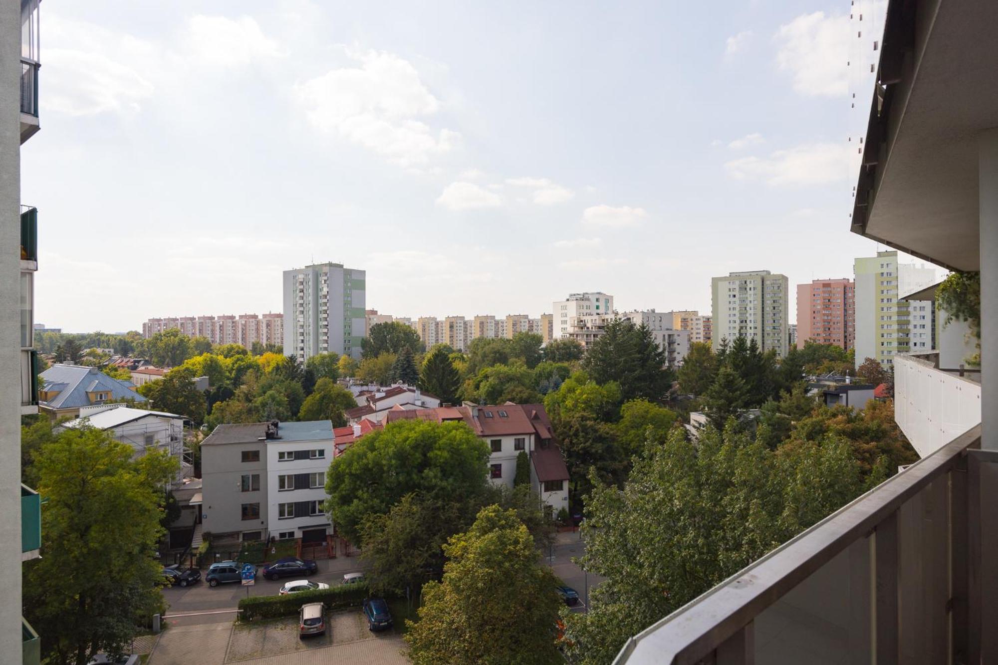 Metro Wilanowska Aparts Warschau Exterior foto